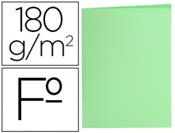 Subcarpeta cartulina Liderpapel Folio verde pastel 180 g/m²